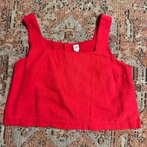GAP Red Crop Top